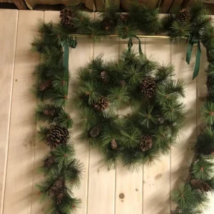 Pine Cone Wreath & Swag