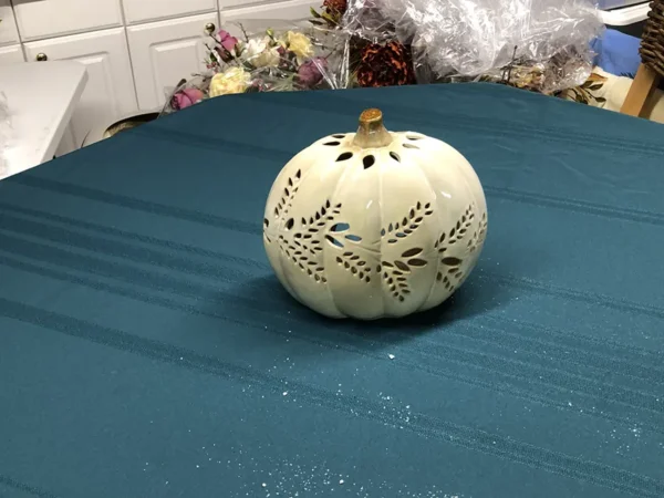 Ceramic White Jack OLantern