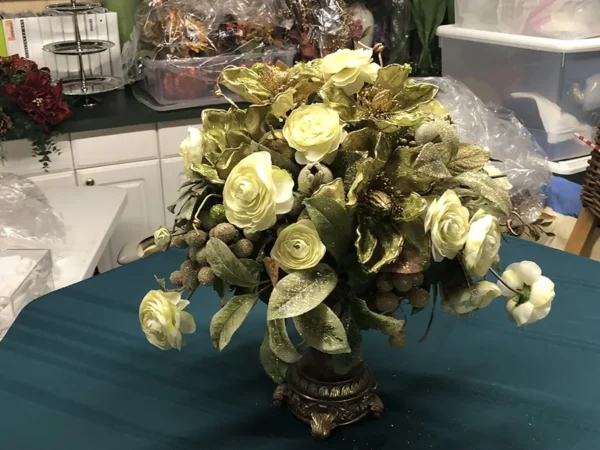 Lime Green Rose Arrangement