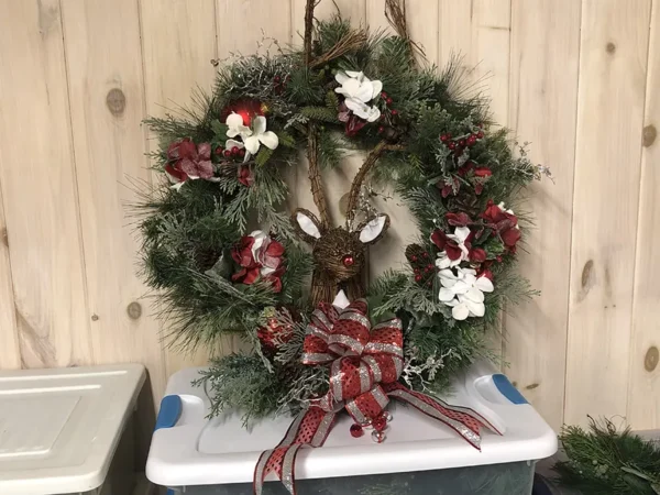 Reindeer Wreath